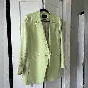 Wildfang Key Lime Colored Suit (Blazer, Pants, and Tank) Lime